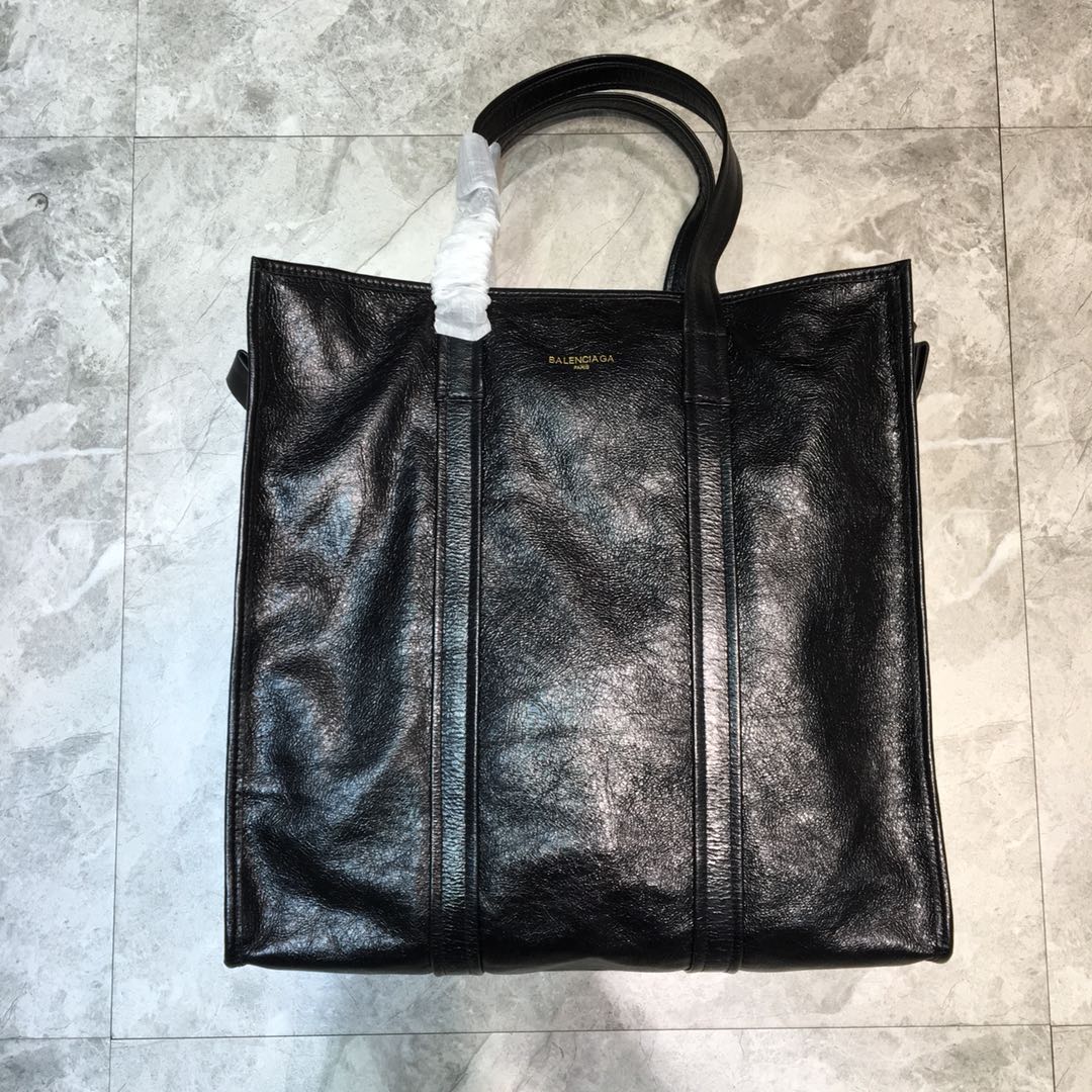 Balenciaga Bazar Large Handbag Shopping Bag Black